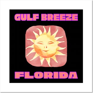 Gulf Breeze Florida Smiling Sun Posters and Art